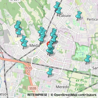 Mappa Via Raffaello Sanzio, 20821 Meda MB, Italia (0.933)