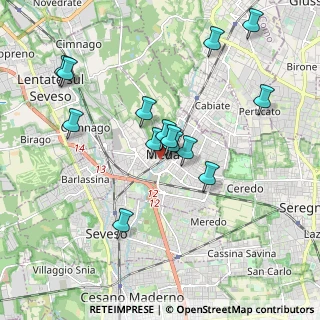 Mappa Via Garibaldi, 20821 Seregno MB, Italia (1.80071)