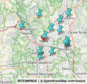 Mappa Via Garibaldi, 20821 Seregno MB, Italia (3.45846)