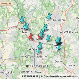 Mappa Via Garibaldi, 20821 Seregno MB, Italia (3.201)