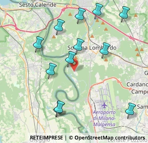 Mappa Via al Ticino, 21019 Somma lombardo VA, Italia (4.40083)