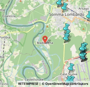 Mappa Via Maddalena, 21019 Somma lombardo VA, Italia (3.128)