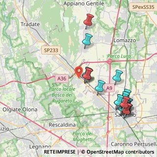 Mappa Via Nizza, 21040 Cislago VA, Italia (4.8195)