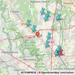 Mappa Via Nizza, 21040 Cislago VA, Italia (4.52583)