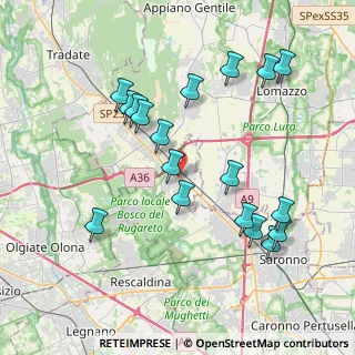 Mappa Via Nizza, 21040 Cislago VA, Italia (4.02944)