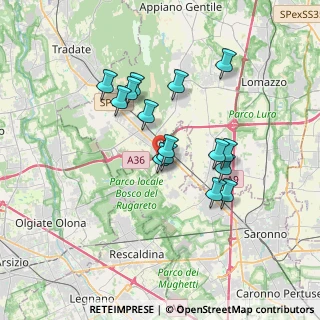 Mappa Via Lsonzo, 21040 Cislago VA, Italia (2.94333)