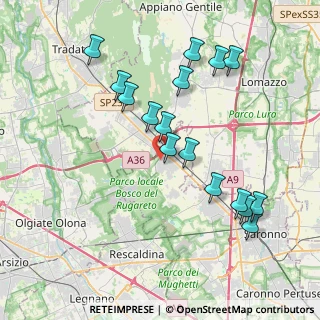 Mappa Via Lsonzo, 21040 Cislago VA, Italia (3.9675)