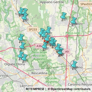 Mappa Via Lsonzo, 21040 Cislago VA, Italia (3.82)