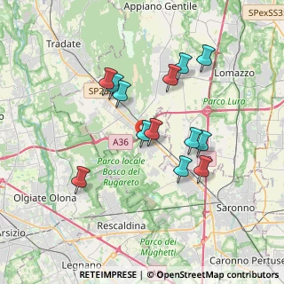 Mappa Via Lsonzo, 21040 Cislago VA, Italia (3.24846)