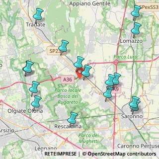 Mappa Via Lsonzo, 21040 Cislago VA, Italia (5.03375)