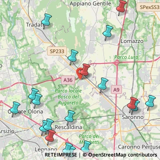 Mappa Via Lsonzo, 21040 Cislago VA, Italia (6.336)