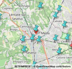 Mappa Via Conciliazione, 20821 Meda MB, Italia (3.0255)