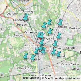 Mappa Via Libertà, 20821 Meda MB, Italia (1.67)