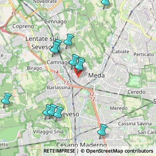 Mappa Via Libertà, 20821 Meda MB, Italia (2.23)