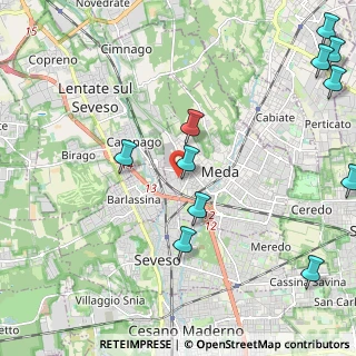 Mappa Via Libertà, 20821 Meda MB, Italia (2.81182)