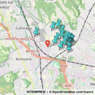 Mappa Via Libertà, 20821 Meda MB, Italia (0.7955)