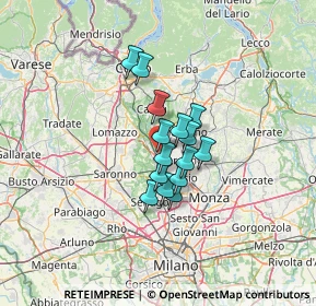 Mappa Via Libertà, 20821 Meda MB, Italia (8.07067)