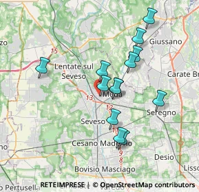 Mappa Via Libertà, 20821 Meda MB, Italia (3.17769)