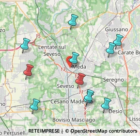 Mappa Via Libertà, 20821 Meda MB, Italia (4.44)