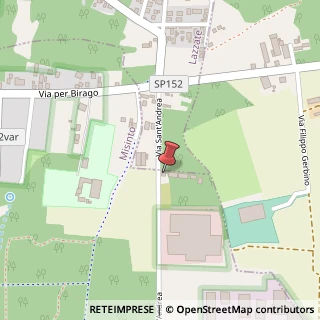 Mappa Via Sant'Andrea, 21, 20824 Lazzate, Monza e Brianza (Lombardia)