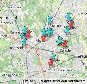 Mappa 20821 Meda MB, Italia (1.71765)