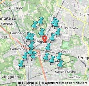 Mappa 20821 Meda MB, Italia (1.63158)