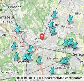 Mappa 20821 Meda MB, Italia (2.4085)