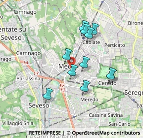 Mappa 20821 Meda MB, Italia (1.54818)