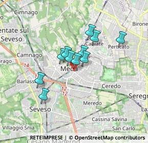 Mappa 20821 Meda MB, Italia (1.25)