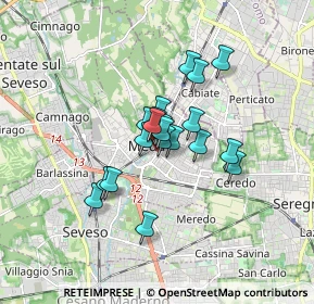 Mappa 20821 Meda MB, Italia (1.101)