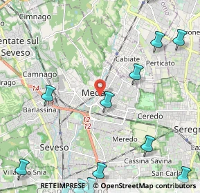 Mappa 20821 Meda MB, Italia (3.27385)