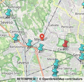Mappa 20821 Meda MB, Italia (3.20077)