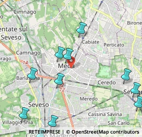 Mappa 20821 Meda MB, Italia (2.7)