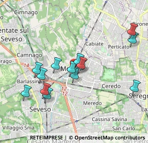 Mappa 20821 Meda MB, Italia (1.72429)