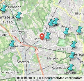 Mappa 20821 Meda MB, Italia (2.77)