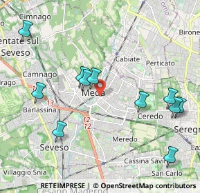Mappa 20821 Meda MB, Italia (2.24545)