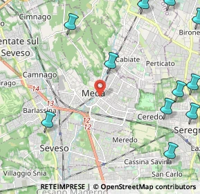 Mappa 20821 Meda MB, Italia (3.39857)