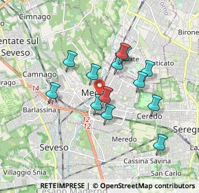Mappa 20821 Meda MB, Italia (1.46462)