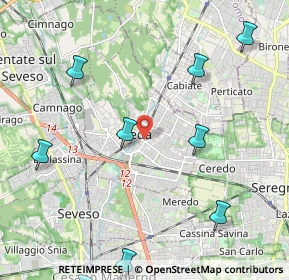 Mappa 20821 Meda MB, Italia (3.01545)