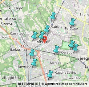 Mappa 20821 Meda MB, Italia (1.85455)