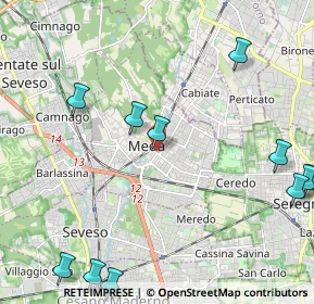 Mappa 20821 Meda MB, Italia (2.89)