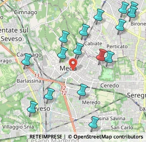 Mappa 20821 Meda MB, Italia (2.39563)