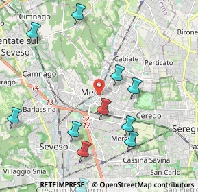 Mappa 20821 Meda MB, Italia (2.53)