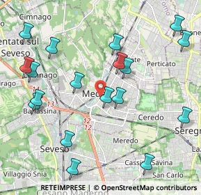 Mappa 20821 Meda MB, Italia (2.39556)