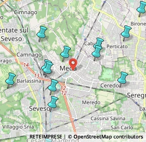 Mappa 20821 Meda MB, Italia (2.42538)