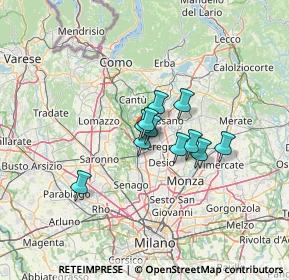 Mappa 20821 Meda MB, Italia (7.85909)