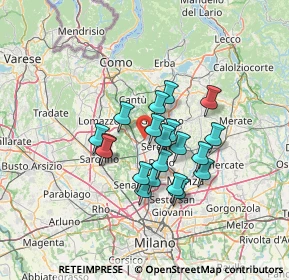 Mappa 20821 Meda MB, Italia (10.183)