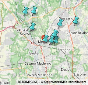 Mappa 20821 Meda MB, Italia (2.83)