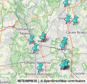 Mappa 20821 Meda MB, Italia (4.67154)