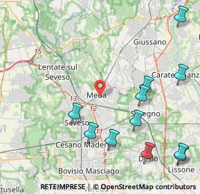 Mappa 20821 Meda MB, Italia (5.22)
